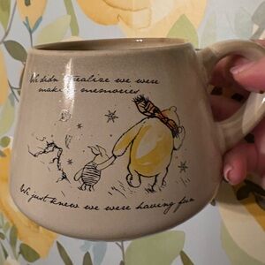 NEW Thoughtfully Disney Winnie The Pooh & Piglet Stoneware Mug Coffee Cup Teacup